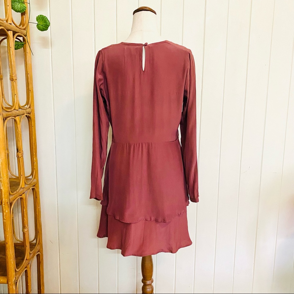 🌱 SIR THE LABEL Sz 0 (6-8) Layered Cocktail Dress - Picture 3 of 7